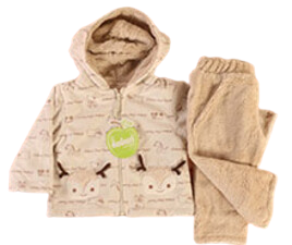 ست کاپشن و شلوار کرکی bebessi