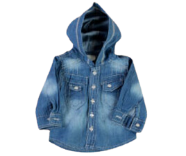 شومیز نوزادی کلاهدار long wababy