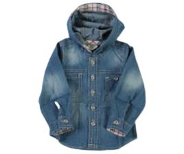 شومیز نوزادی کلاهدار long wababy