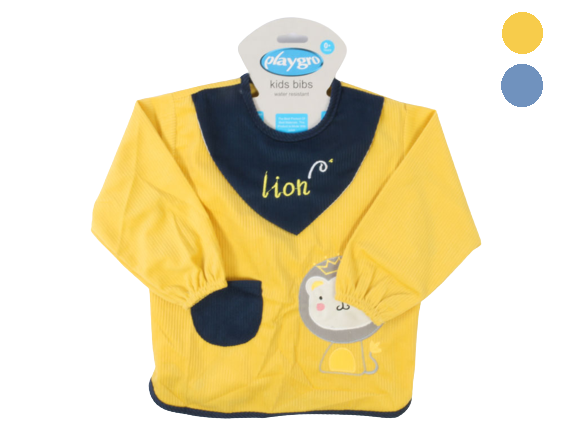 پیشبند آستین دار مخمل کبریتی پسرانه پلی گرو playgro