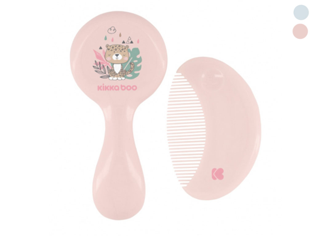 ست شانه و برس نوزادی کیکابو kikka boo مدل mint