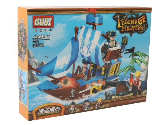 لگو کشتی دزدان دریایی 200 تکه