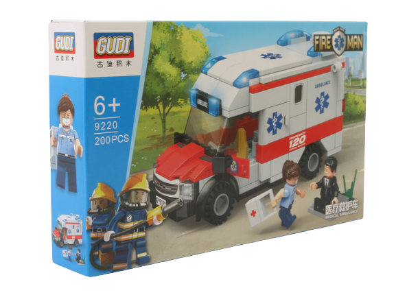 لگو آمبولانس و فوریت های پزشکی 200 تکه