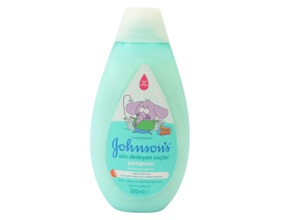 شامپو سر کودک بدون سولفات و باز کننده گره مو حجم ۵۰۰ میل جانسون johnsons