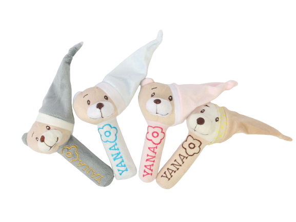 جغجغه سوسیسی طرح خرس کلاهدار