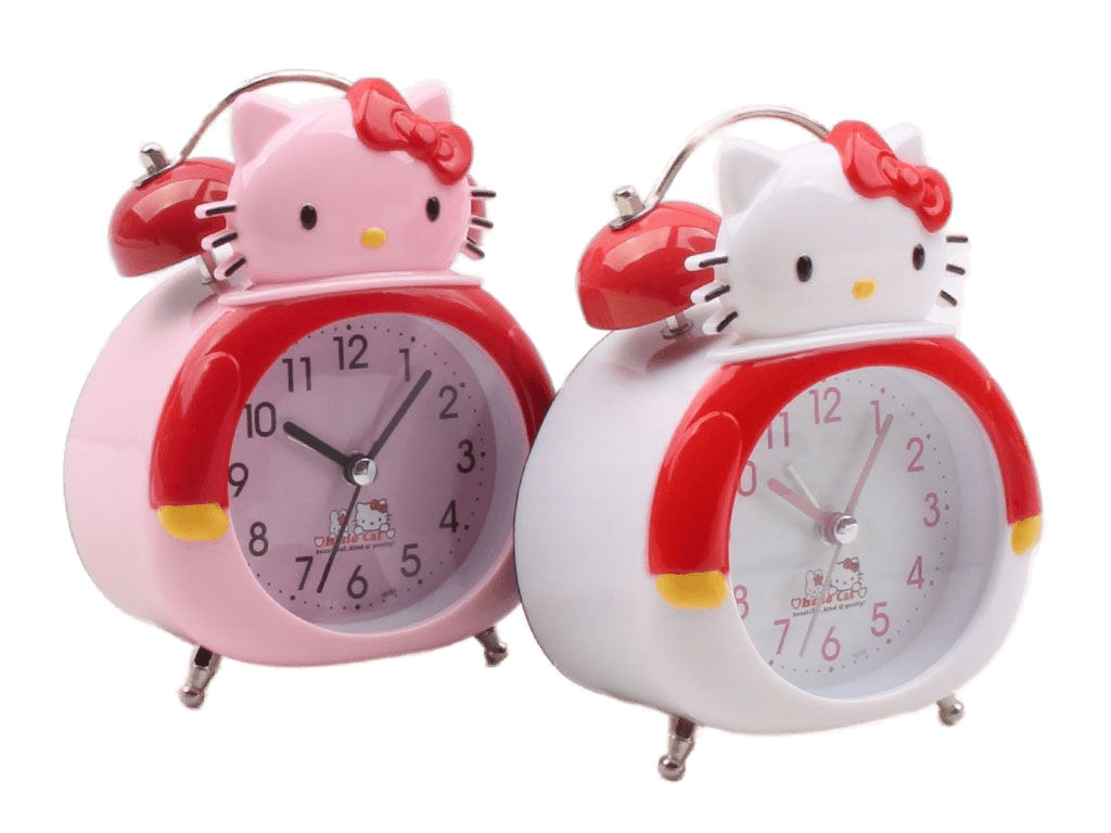 ساعت رومیزی شماته ای هلوکیتی Hello kitty