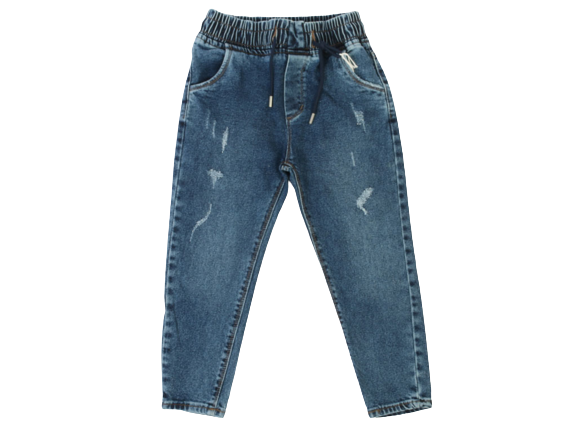 شلوار جین کمرکش زاپ دار بچگانه ماتیلدا matilda