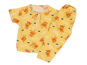 تیشرت و شلوار راحتی نوزادی طرح پوکمن bamshi