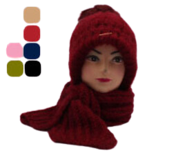 کلاه و شال گردن پلار (8-4 سال)