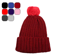 کلاه بافت پوم دار (7 سال به بالا)