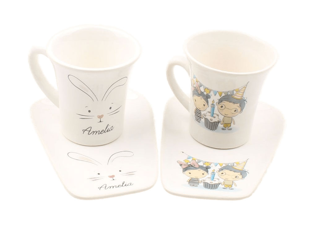 ست ماگ و کیک خوری سرامیکی