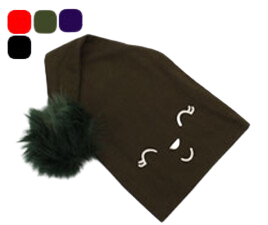 کلاه نخی شیطونی پوم پوم (9-2سال)