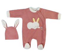 سرهمی جورابدار و کلاه کرکی baby code