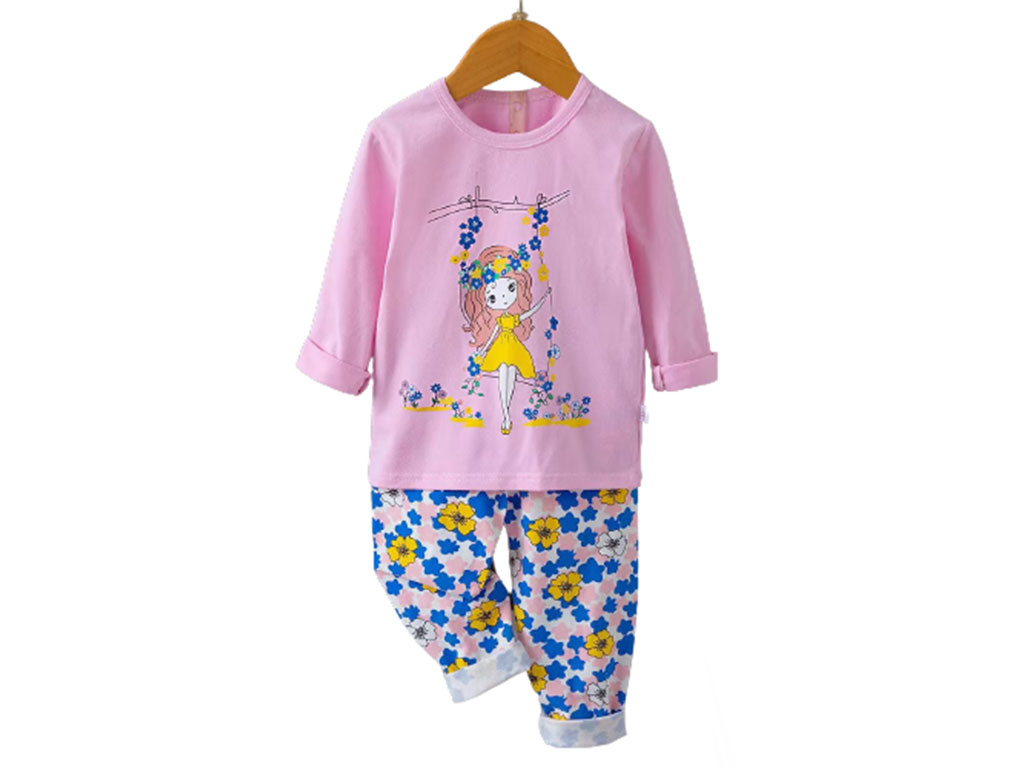 بلوز و شلوار راحتی دخترانه طرح دختر