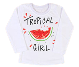 بلوز طرح هندوانه blue star