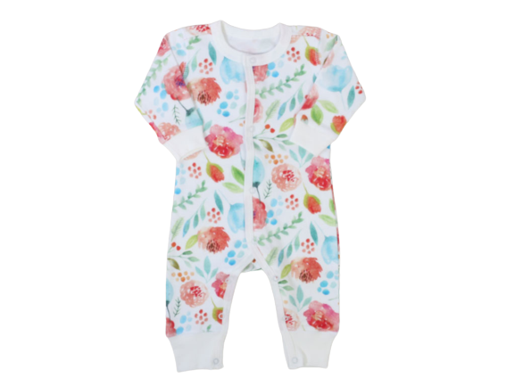 سرهمی نوزادی دخترانه گلدار بیبی baby