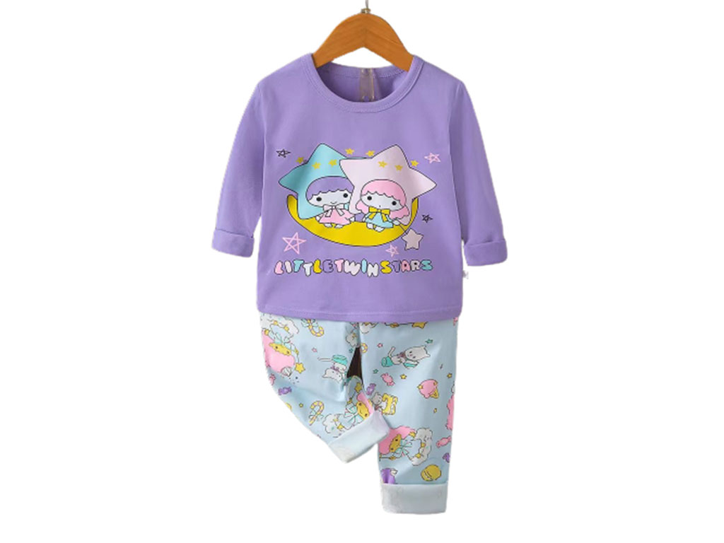 بلوز و شلوار راحتی دخترانه طرح فرشته