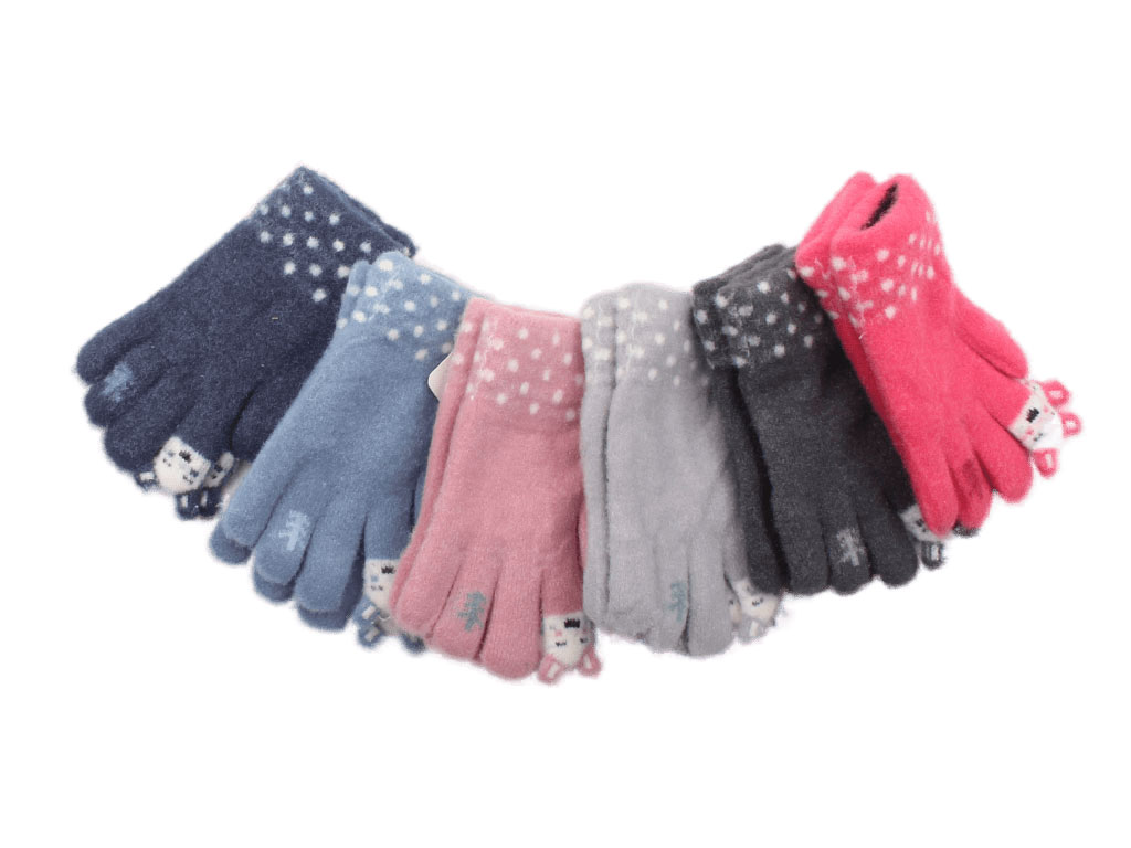 دستکش انگشتی طرح خرگوش (6-4 سال)