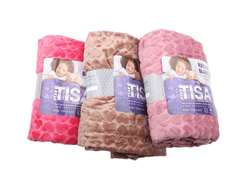 پتو ژله ای تک نفره طرح قلب برجسته