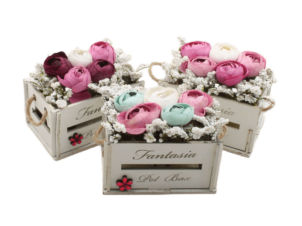 باکس چوبی گل