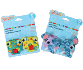 مچ بند جغجغه ای 2 عددی jollybaby