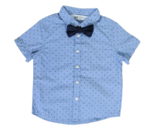 شومیز آستین کوتاه پاپیون دار h&m