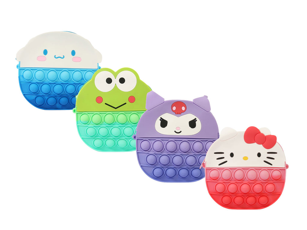 کیف سیلیکونی دخترانه مدل پاپ ایت در طرح های مختلف