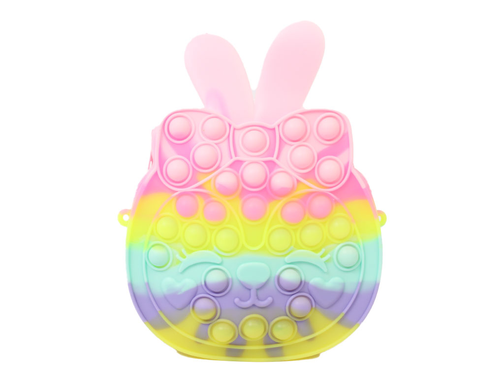 کیف سیلیکونی دخترانه مدل پاپ ایت طرح خرگوش