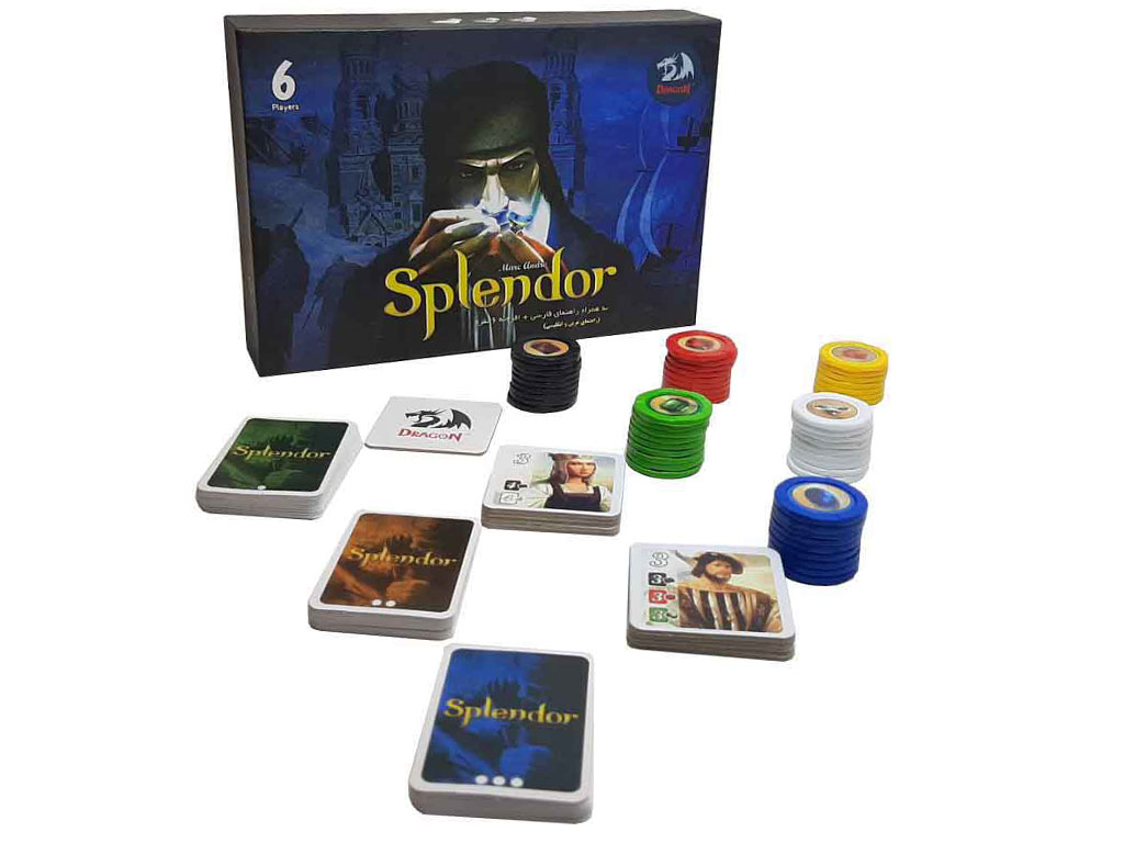 بازی فکری و کارتی اسپلندور splendor دراگون dragon