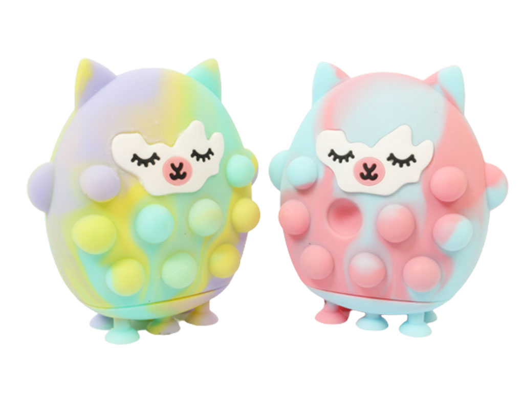 فیجت ضد استرس مدل پاپ ایت سه بعدی و ساکشن دار طرح جغد