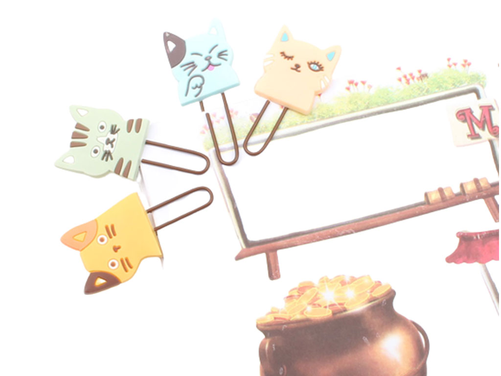 گیره کاغذ فانتزی (4 عددی)