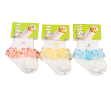 جوراب نوزادی لب تور (6-0 ماه)