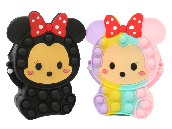 کیف سیلیکونی دخترانه مدل پاپ ایت طرح مینی موس