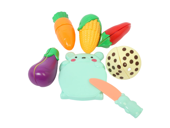 ست سبزیجات و صیفی جات برشی 7 تکه اسباب بازی