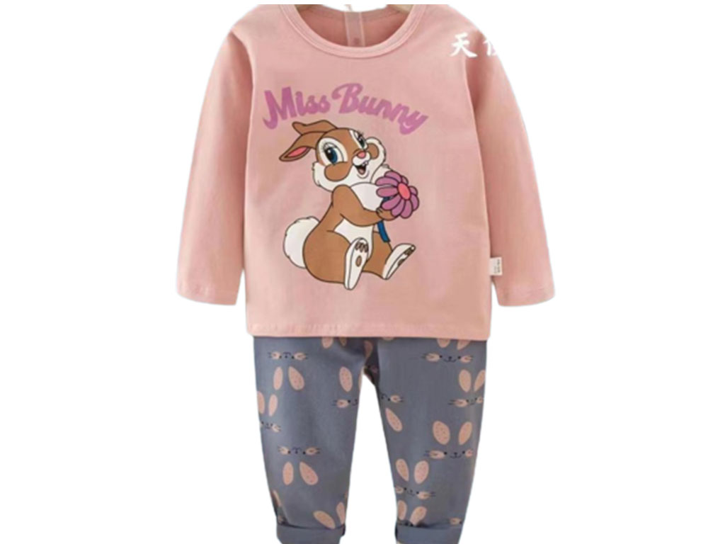 بلوز و شلوار راحتی دخترانه طرح خرگوش