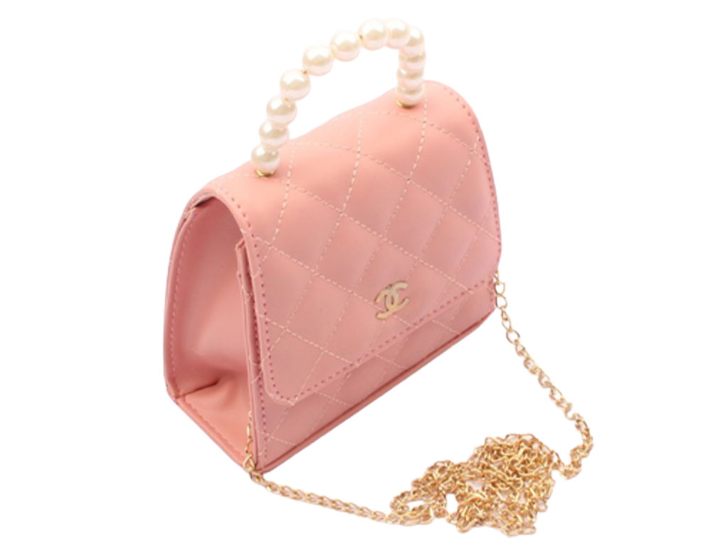 کیف شنل دسته مرواریدی (دوکاره)