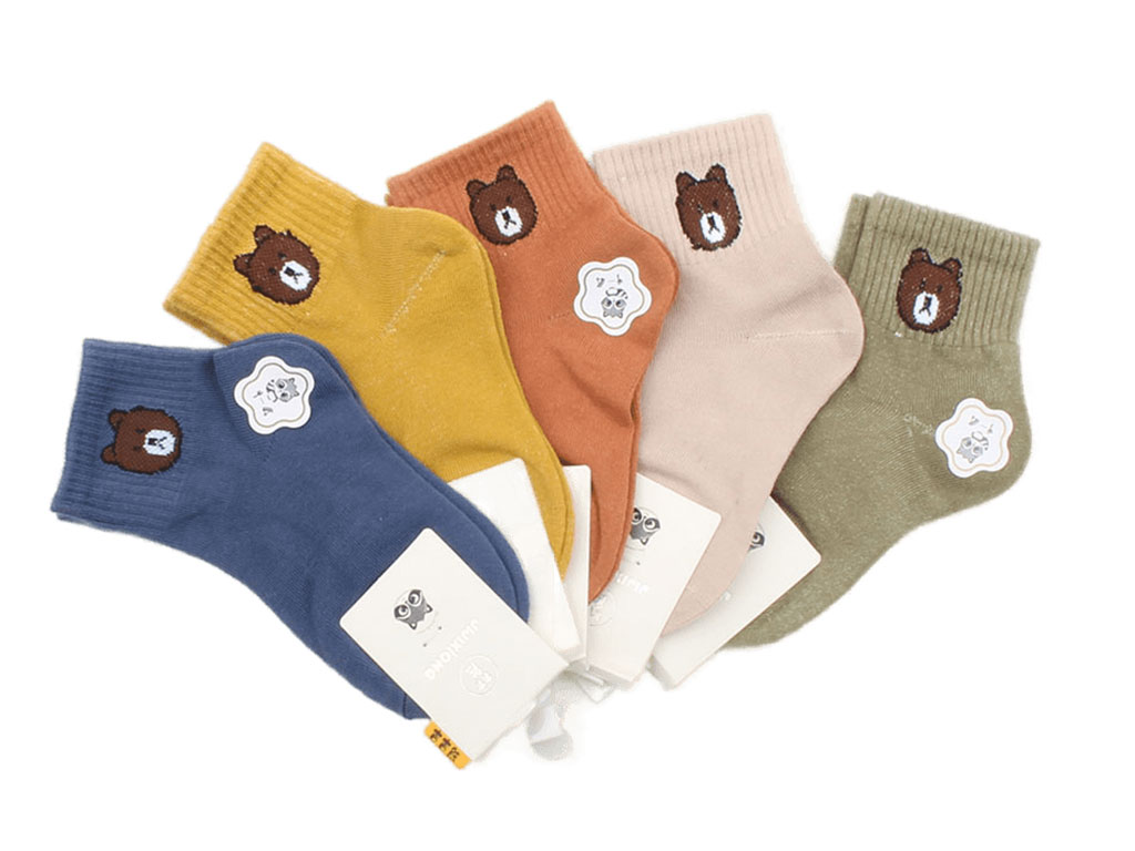 جوراب ساق دار خرس تدی (7-5 سال)