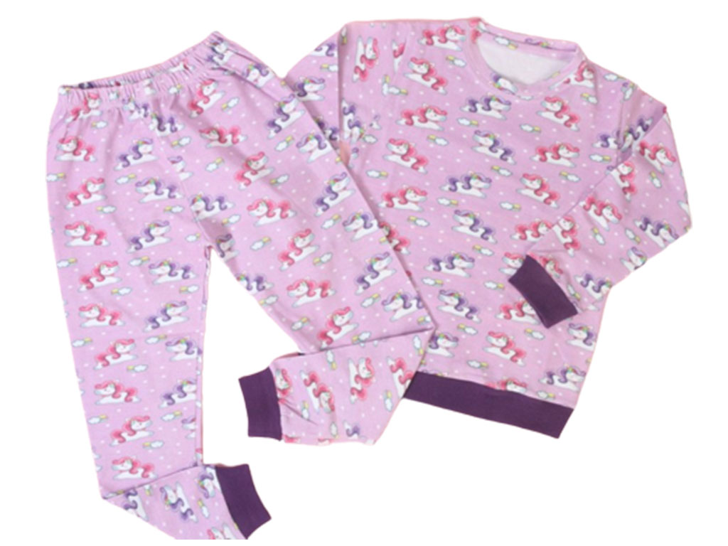 بلوز و شلوار راحتی با طرح اسب تک شاخ (یونیکورن) bamshi