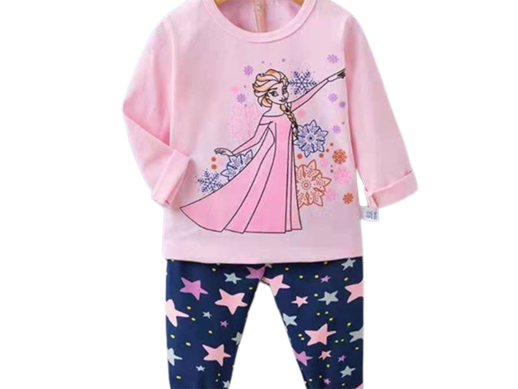 بلوز و شلوار راحتی دخترانه طرح فروزن