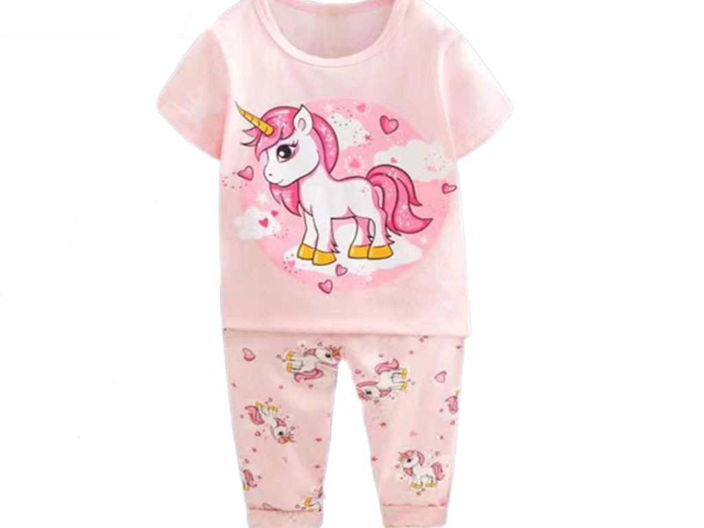 تیشرت و شلوار راحتی دخترانه اسب تک شاخ