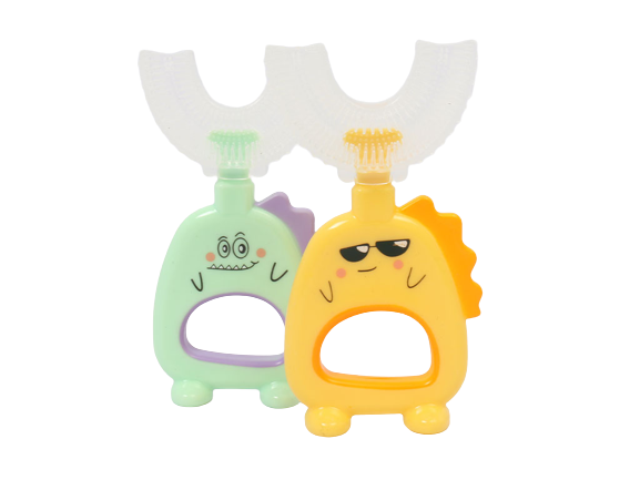 مسواک سیلیکونی چرخشی 360 درجه کودک مدل U لیتل والابی Little Wallaby