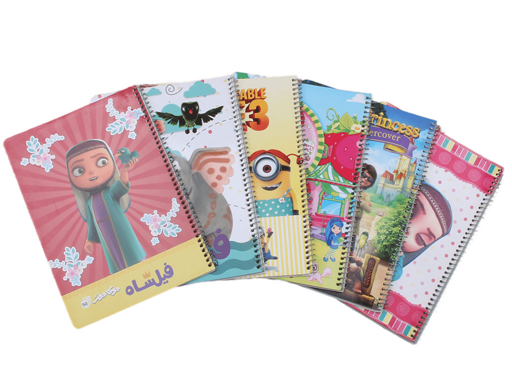 دفتر شطرنجی 50 برگ سیمی