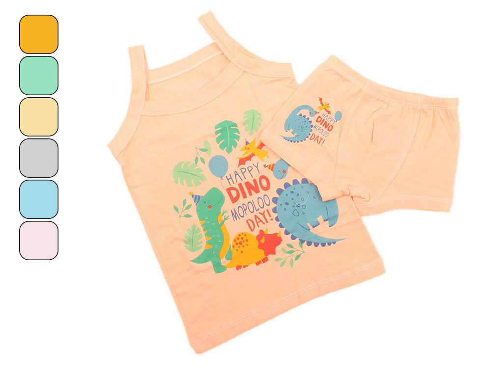 ست زیرپوش حلقه ای و شورت پادار (6-5 سال/ سایز M)