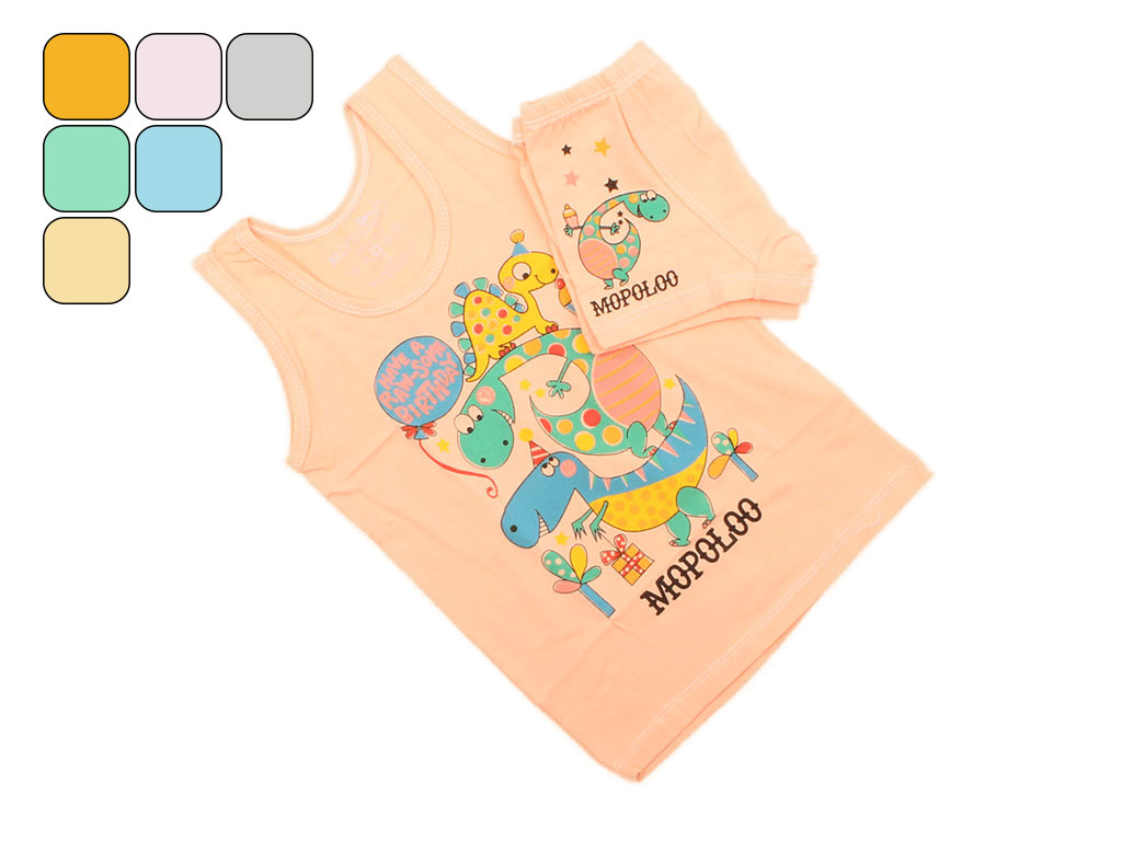 ست زیرپوش رکابی و شورت پادار (10-9 سال/ سایز XL)