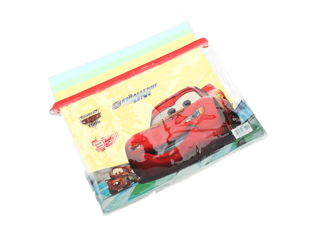 پوشه شفاف زیپ دار مک کوئین A4