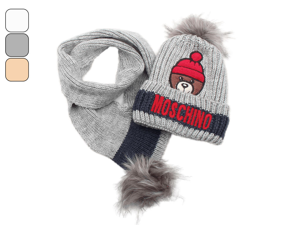 کلاه و شال گردن خرس تدی (7-4 سال)