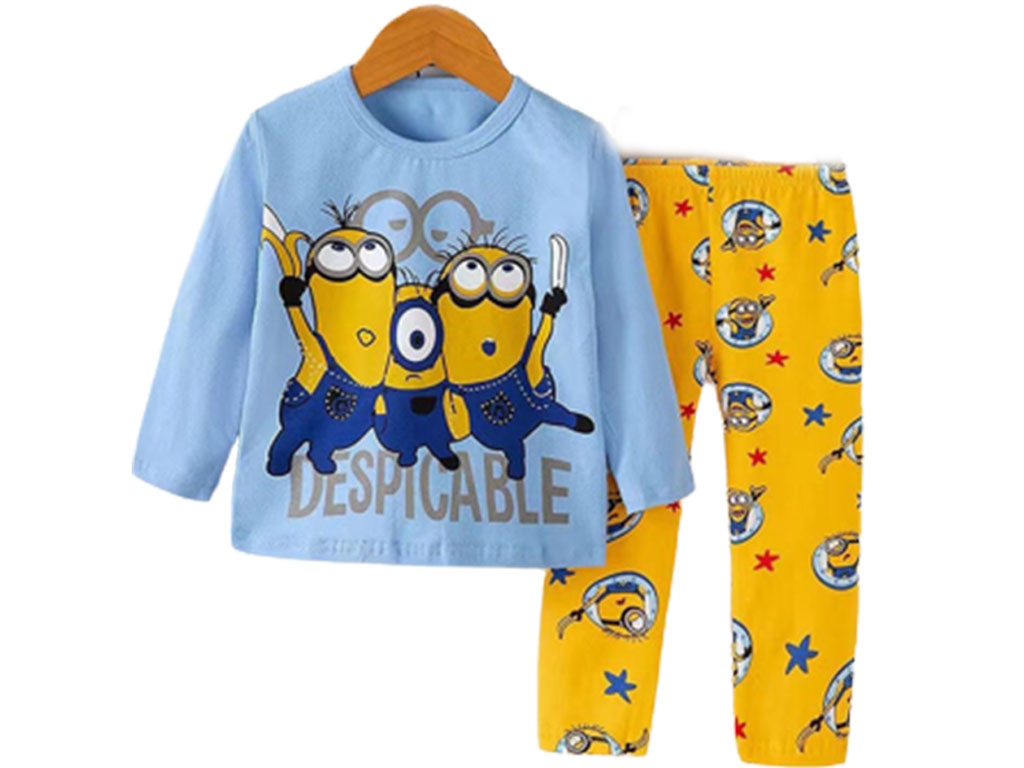 بلوز و شلوار راحتی پسرانه طرح مینیون