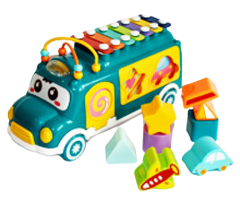 اتوبوس پازلی بلزدار اسباب بازی