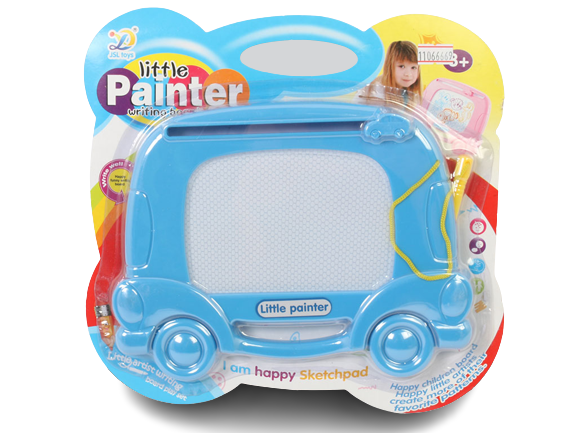 تخته مغناطیسی کوچک نقاشی کودک طرح ماشین