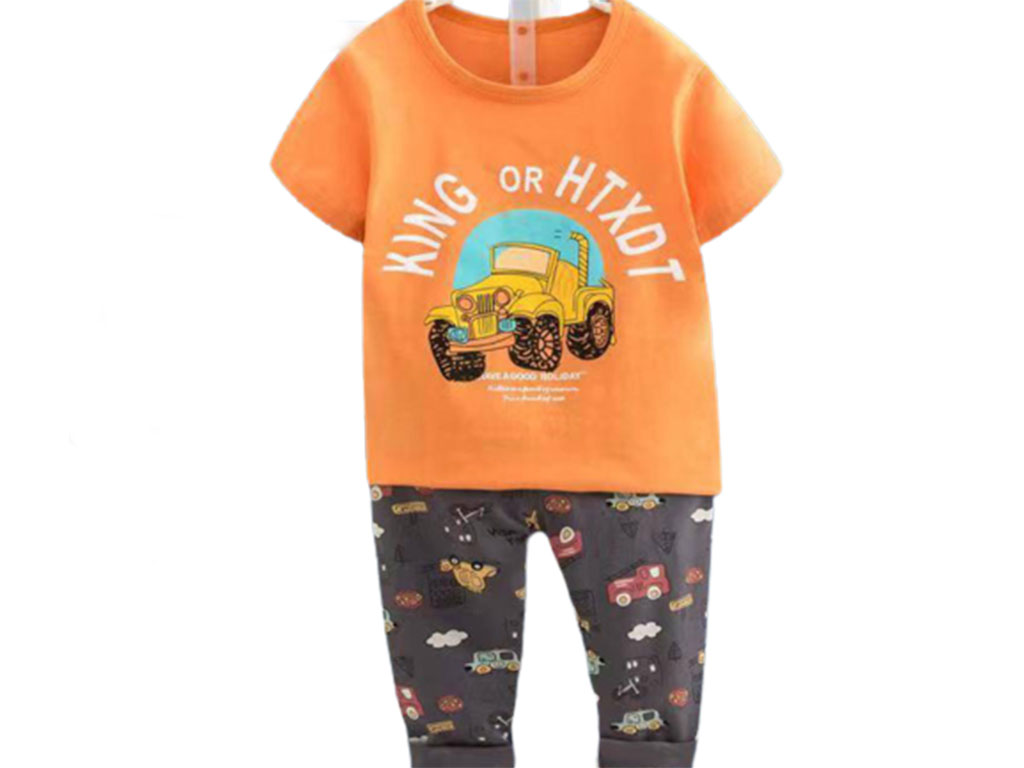 تیشرت و شلوار راحتی پسرانه طرح ماشین